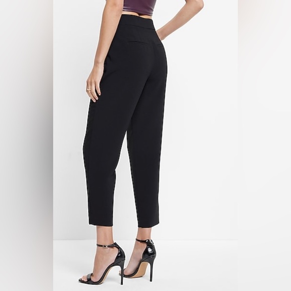 Express Super High Waisted Pleated Ankle Pants Size 12 - Picture 13 of 16